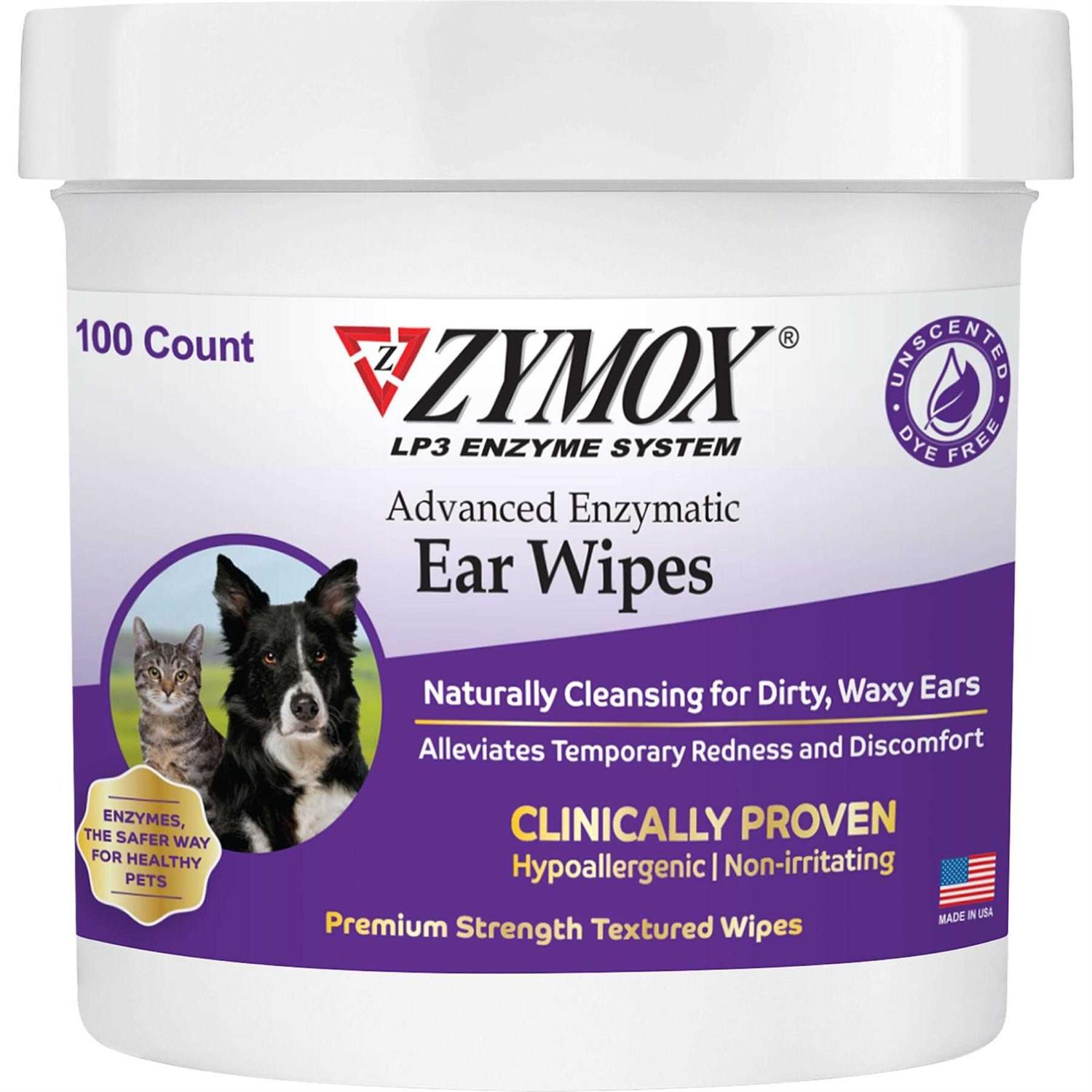Zymox Advanced Enzymatic Ear Wipes - Healthber