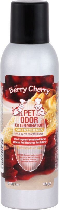 Pet Odor Exterminator Spray, Berry Cherry, 7 oz - Healthber