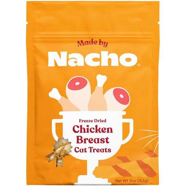 Made by Nacho Chicken Breast Freeze Dried Cat Treats - Healthber