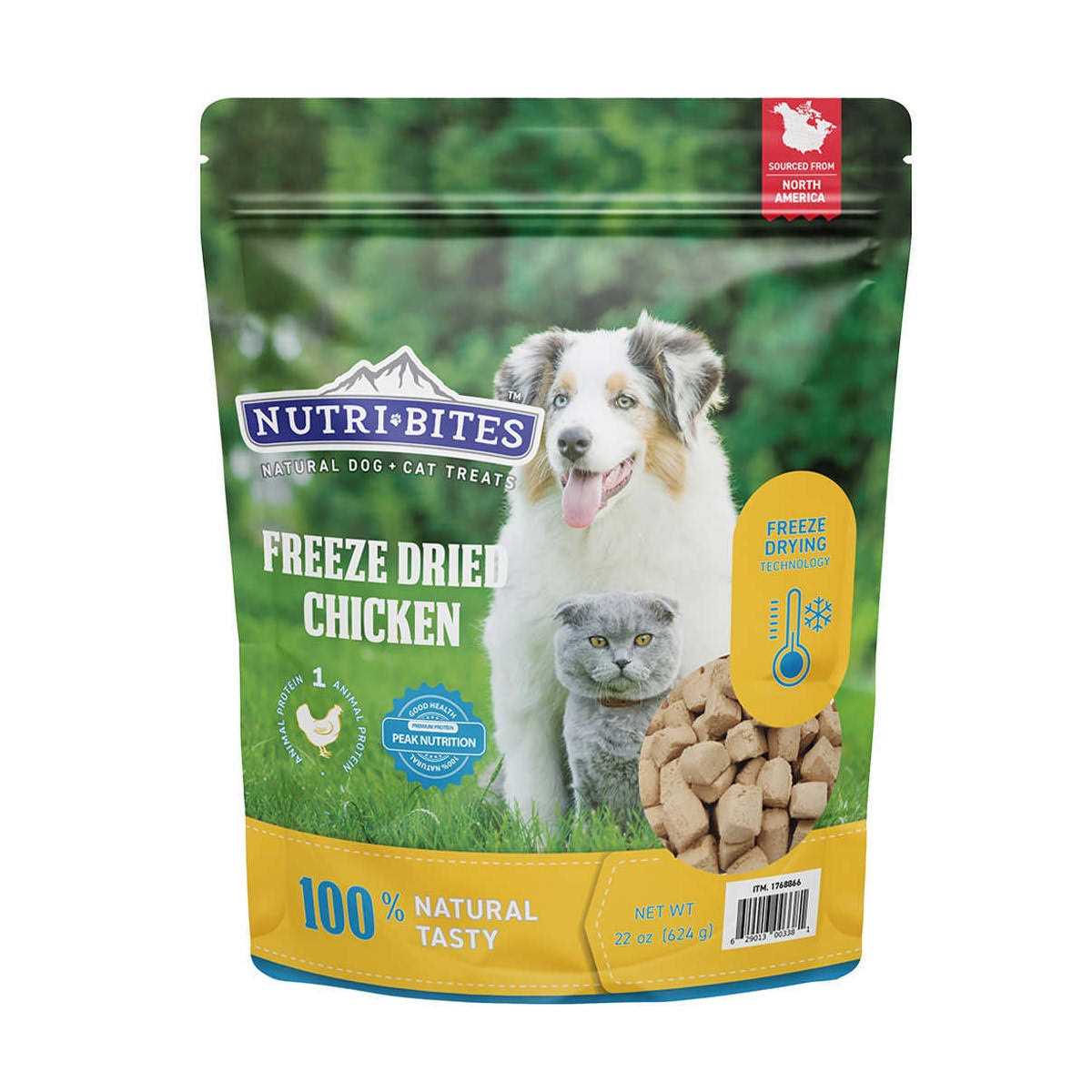 Canature NutriBites Freeze Dried Chicken Dog and Cat Treat 22 Ounce - Healthber