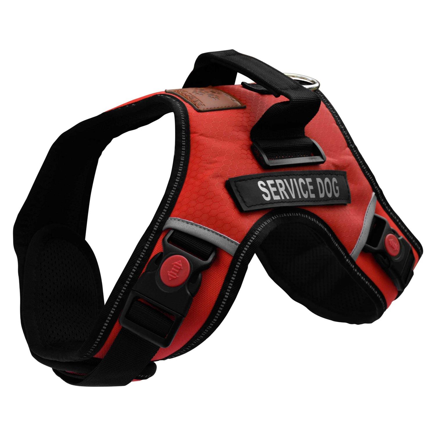 Albcorp Service Dog Vest Harness Reflective Woven Polyester Nylon - Healthber
