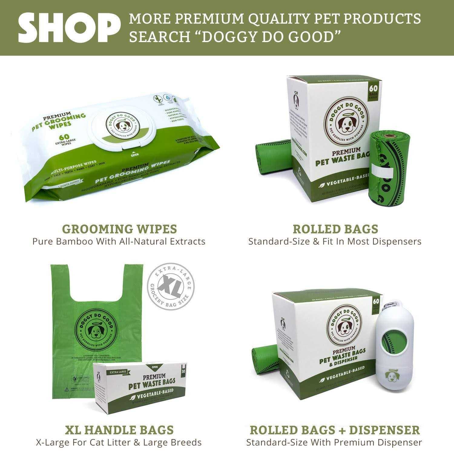 Doggy Do Good Poop Bags Dog Waste Bags Unscented - Healthber