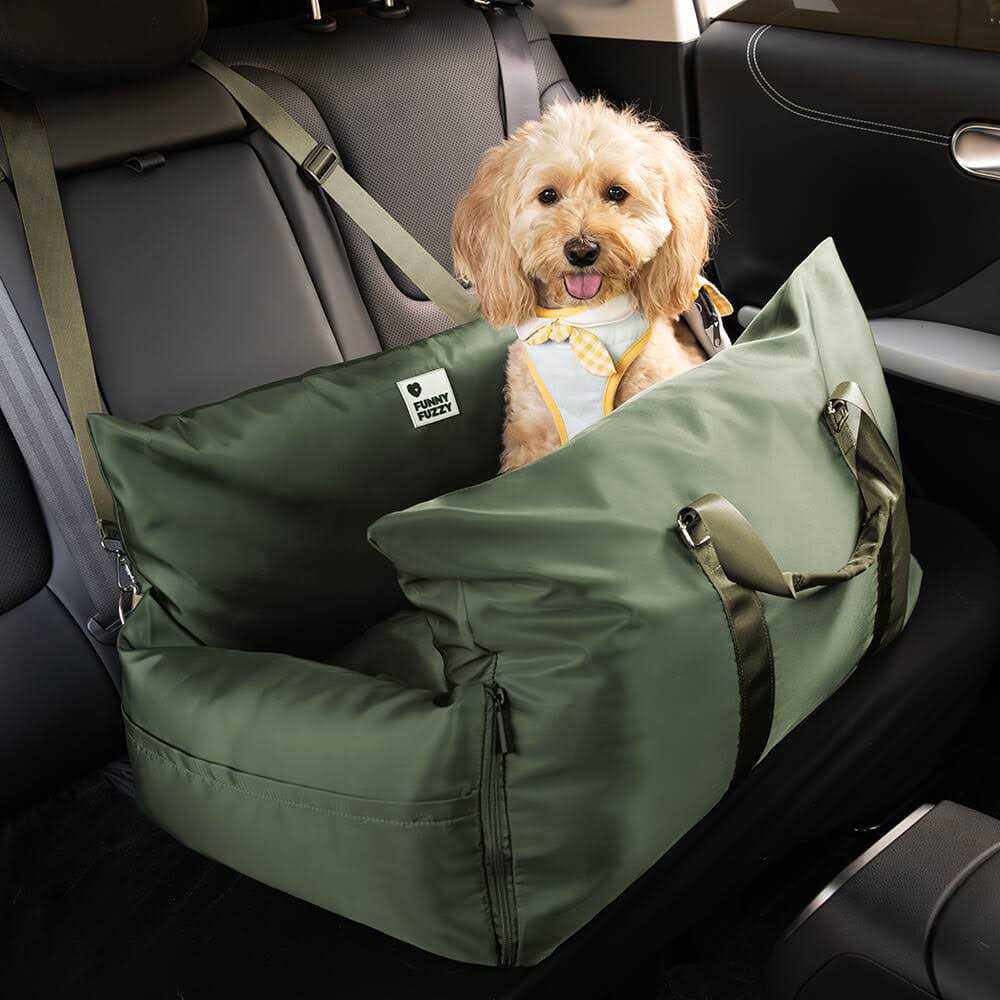 Funnyfuzzy Dog Car Seat Bed First Class - Healthber