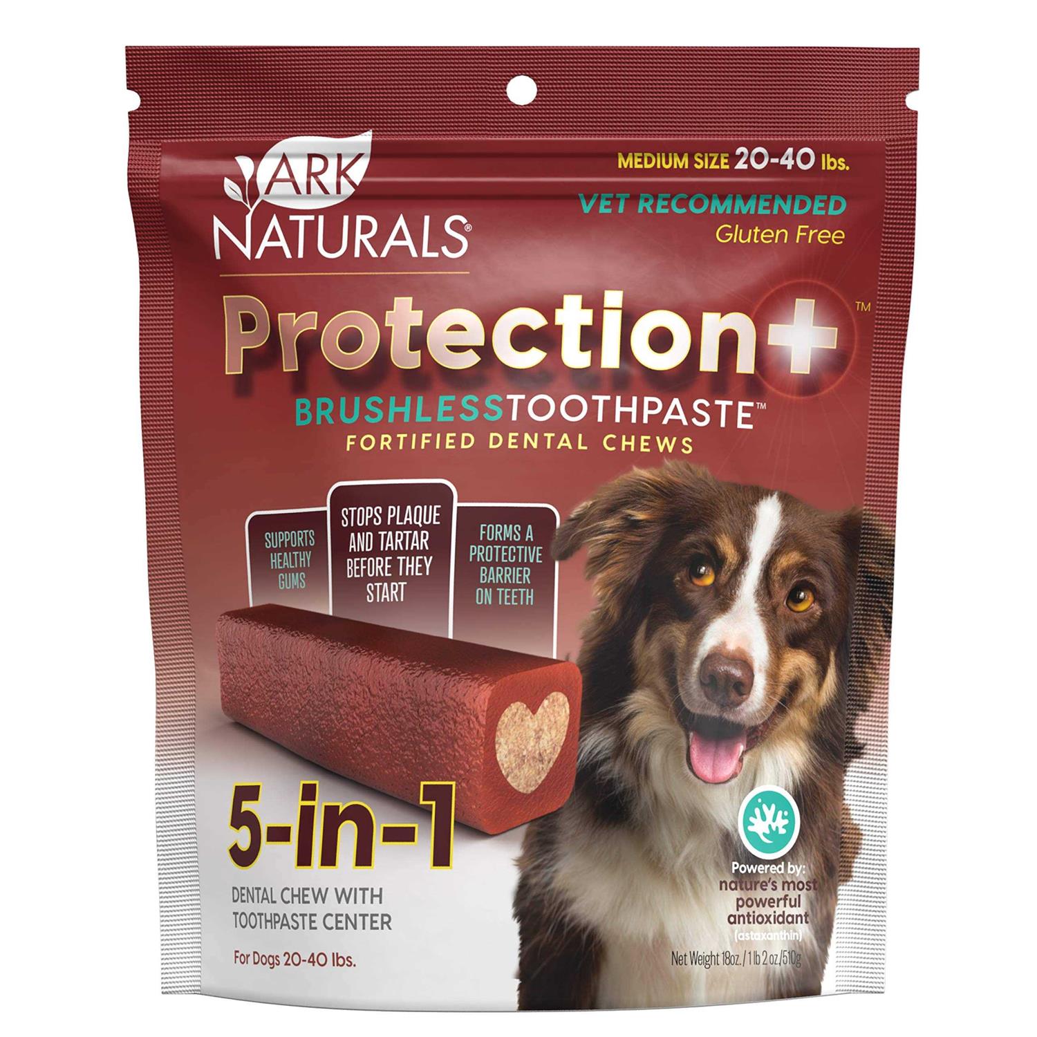 Ark Naturals Protection+ Brushless Toothpaste Dental Chews - Healthber