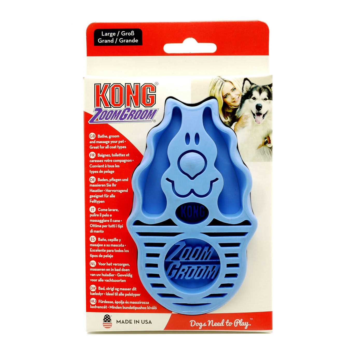 KONG ZoomGroom Brush - Healthber