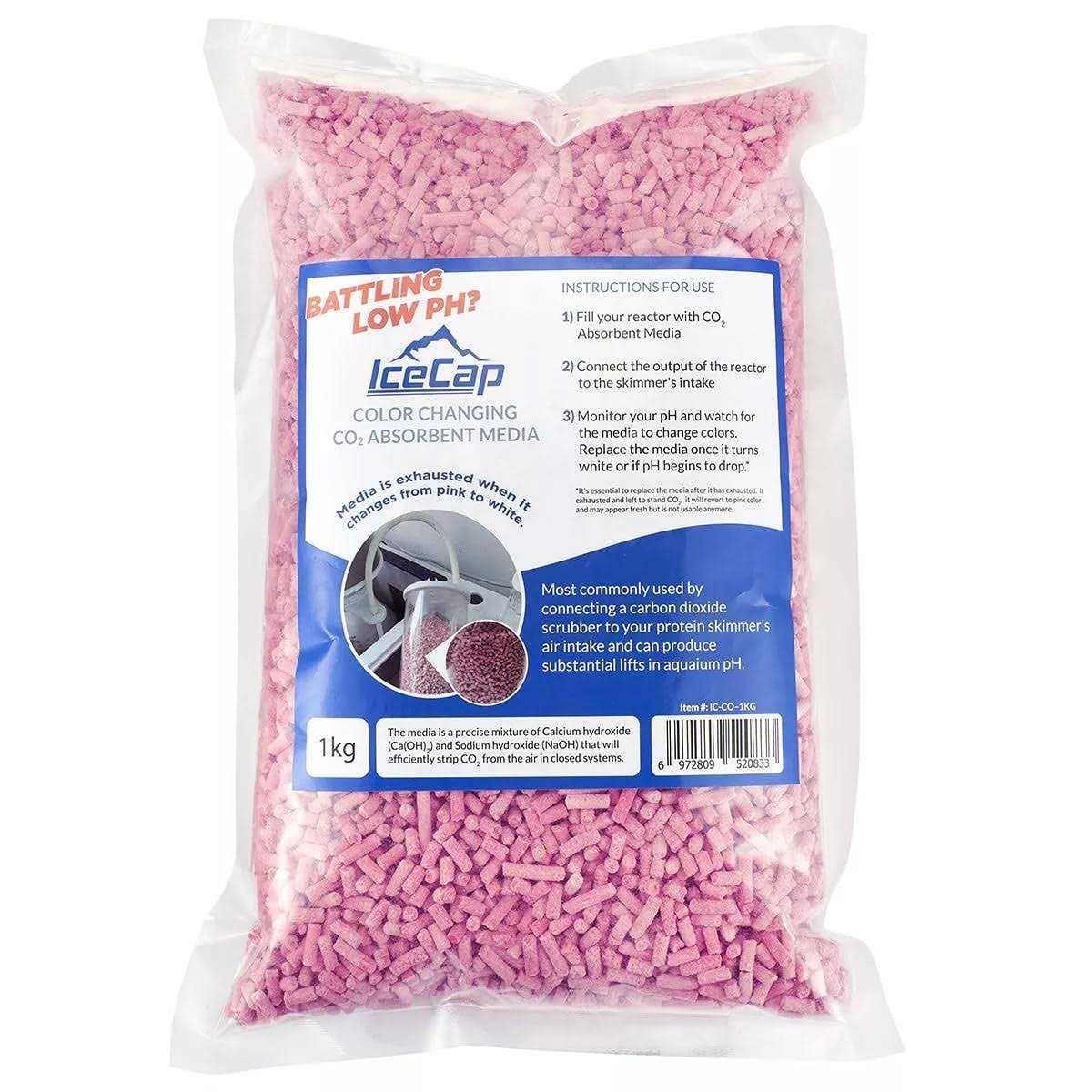 IceCap Color Changing CO2 Absorbent Media - Healthber