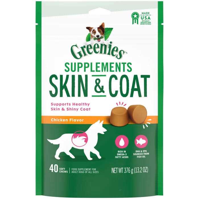 Greenies Skin & Coat Supplements - Healthber