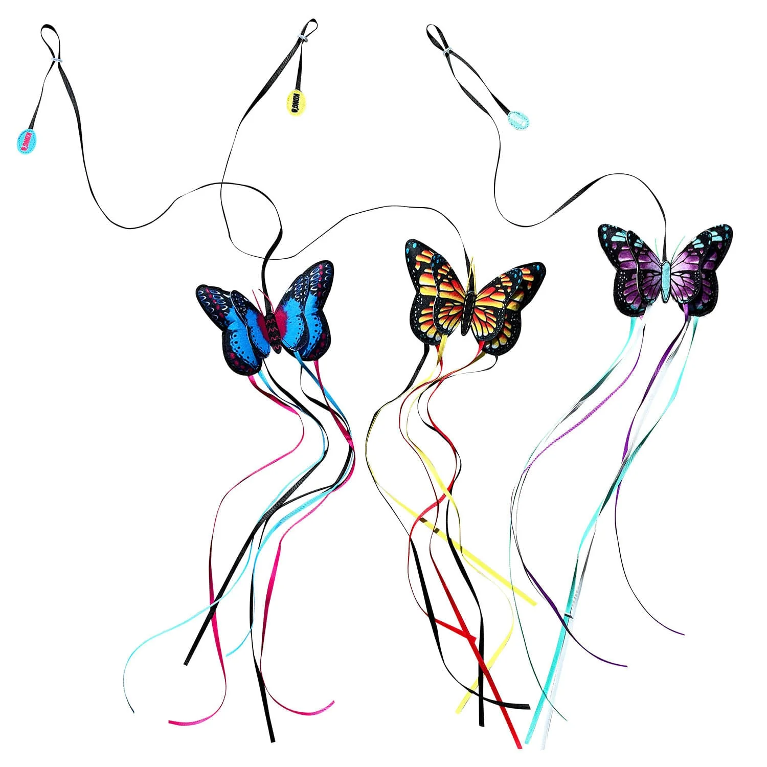 KONG Teaser Butterfly, Assorted - Healthber