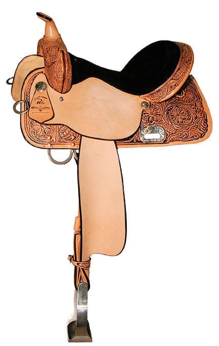 High Horse Proven Mansfield Barrel Saddle, Wide, Regular Oil - Healthber