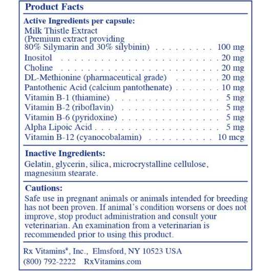 Rx Vitamins Hepato Support for Pets - Healthber