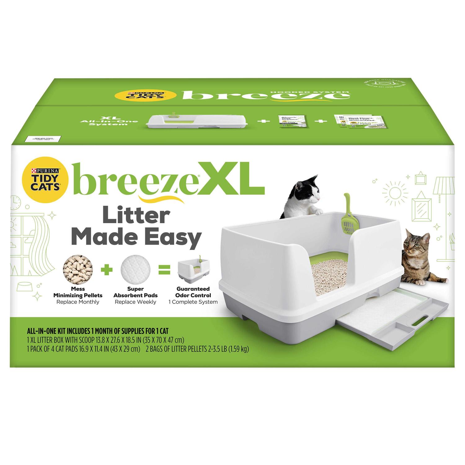Purina Tidy Cats Breeze XL Cat Litter Box System - Healthber