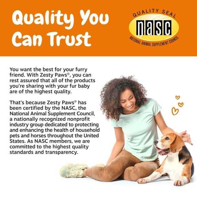 Zesty Paws Wild Alaskan Fish Oil for Dogs & Cats Pollock & Salmon Oil Blend - Healthber