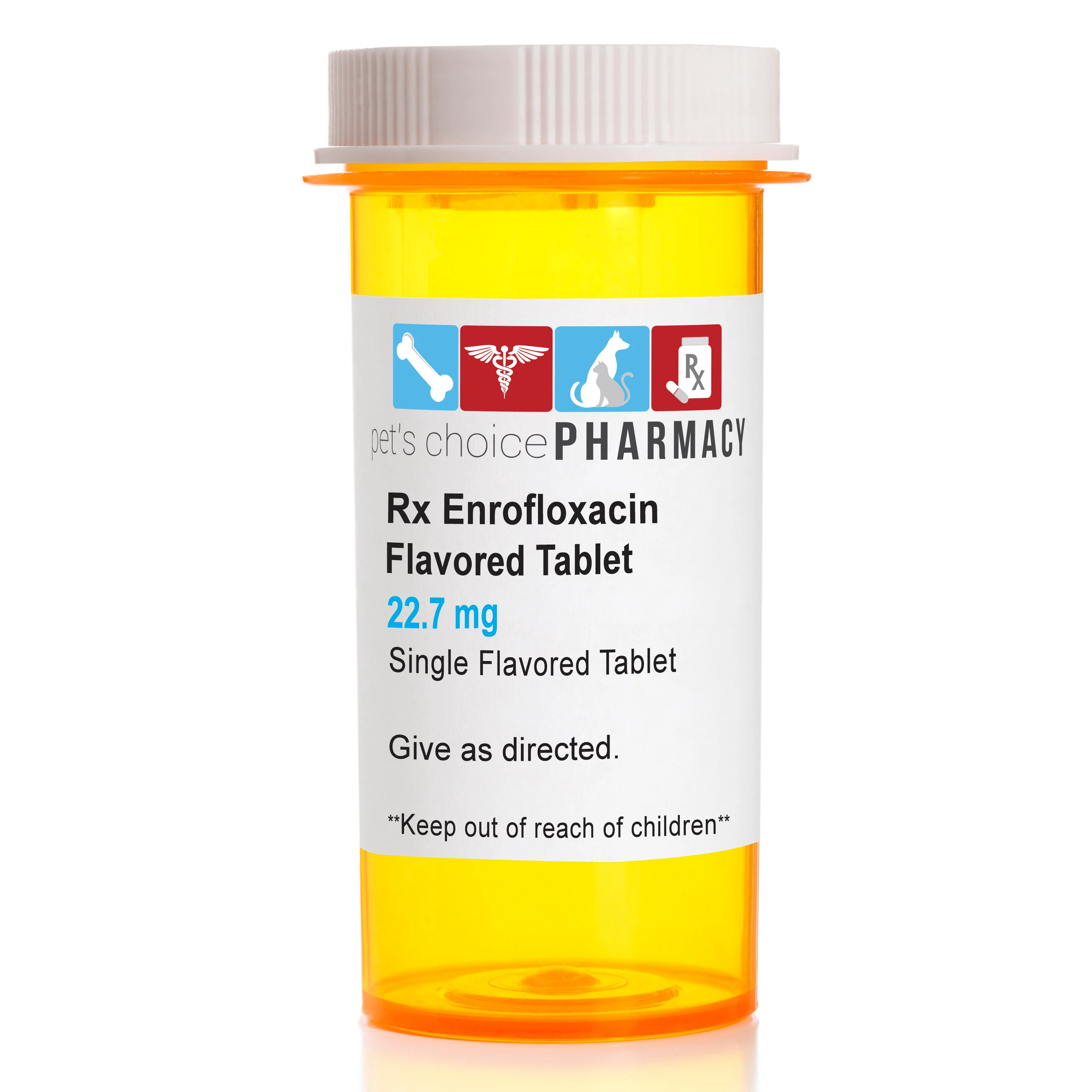 Rx Enrofloxacin (Generic) Flavored Tablets for Dogs & Cats - Healthber