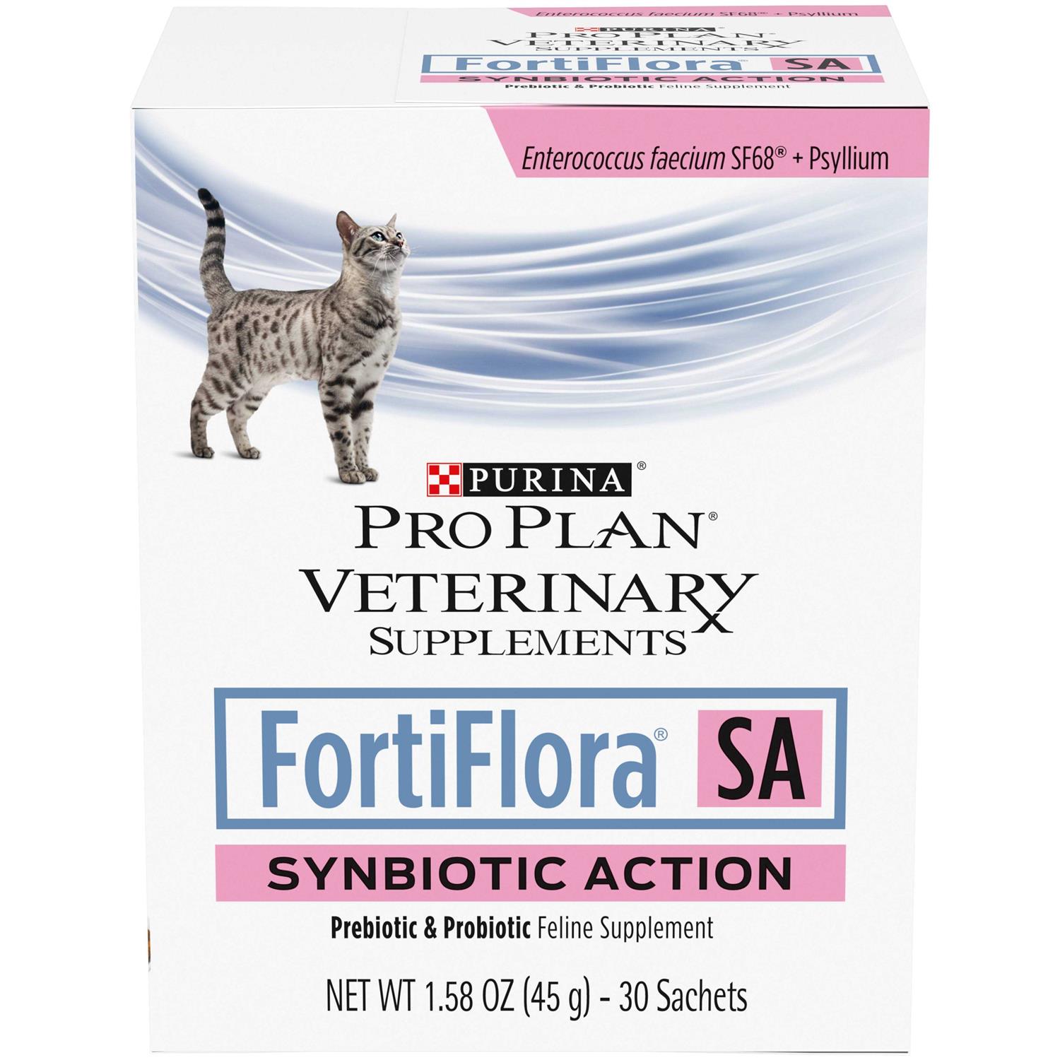 Purina PRO Plan Veterinary Supplements FortiFlora PRO SA Synbiotic Action Feline Prebiotic And Probiotic - Healthber
