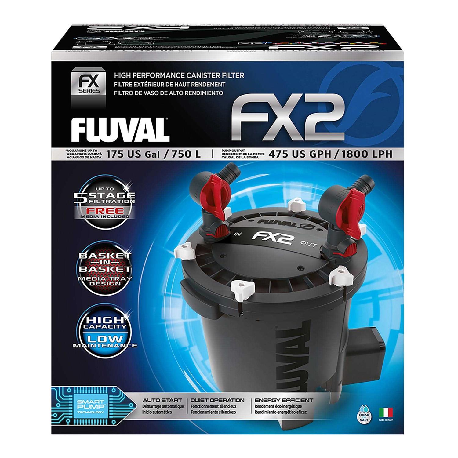 Fluval FX2 High Performance Canister Filter - Healthber