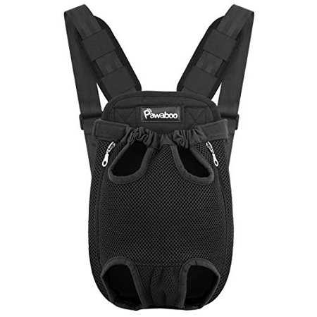 Pawaboo Pet Carrier Backpack, Adjustable Pet Front Cat Dog Carrier Backpack Travel Bag, Legs Out, Easy-Fit for Traveling Hiking Camping for Small - Healthber