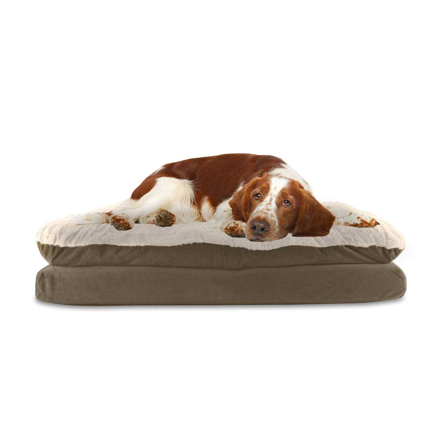 Canine Creations Arlee Pillow Topper Rectangle Pet Dog Bed - Healthber