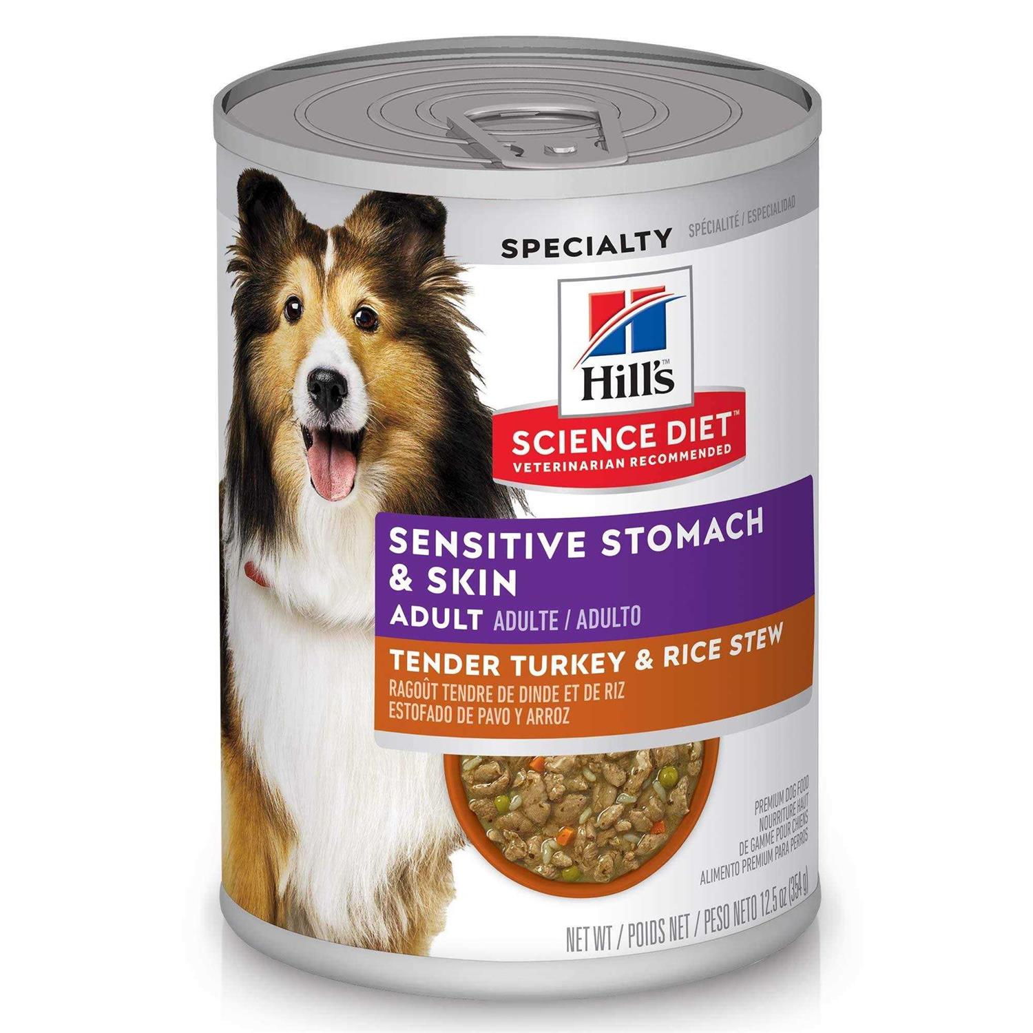 Hill’s Science Diet Sensitive Stomach & Skin Adult Dog Food Turkey - Healthber