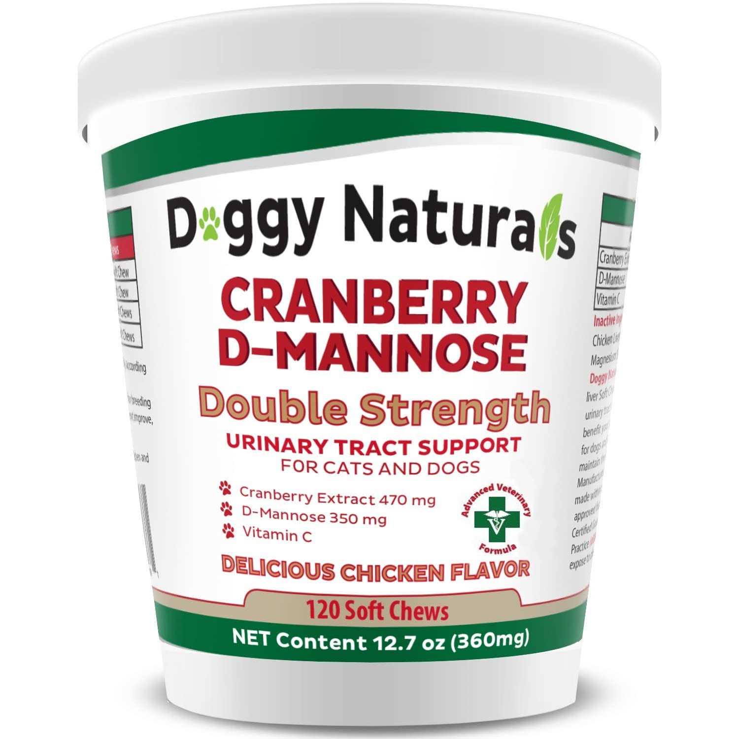Pet Health Pharma Cranberry D-Mannose for Dogs and Cats Urinary Tract Infection Support Prevents and Eliminates UTI - Healthber