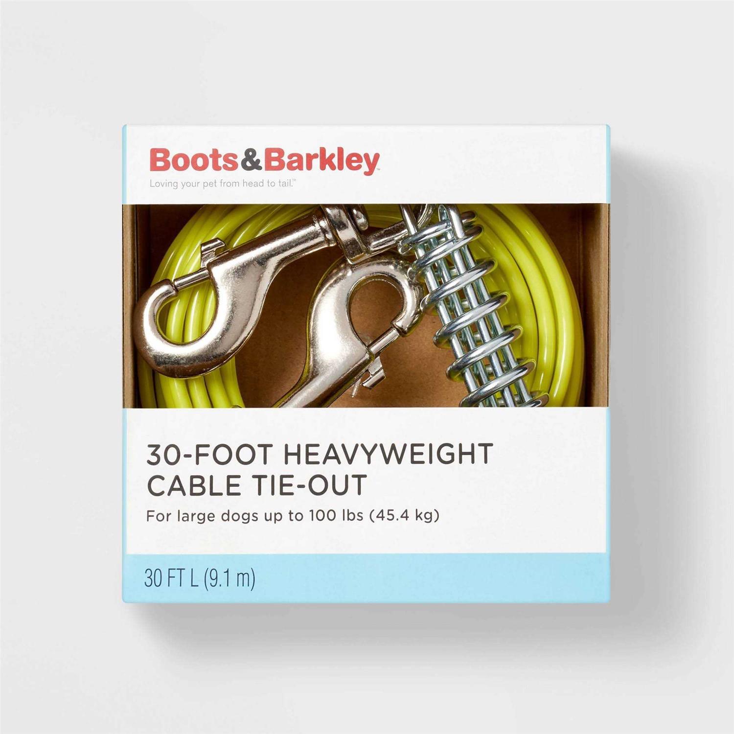 Boots & Barkley Heavyweight Cable Tie-Out for Dogs - Healthber