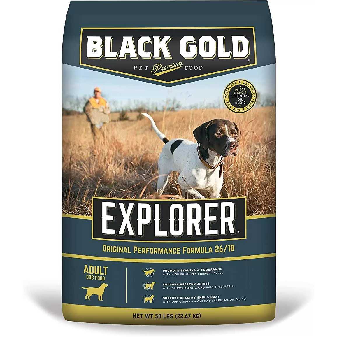 Black Gold Explorer Dry Dog Food Original Performance Formula - Healthber