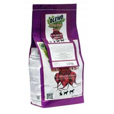 Olewo Dehydrated Red Beets Itch and Allergy Relief Dog Food Supplement Non-GMO Product - Healthber