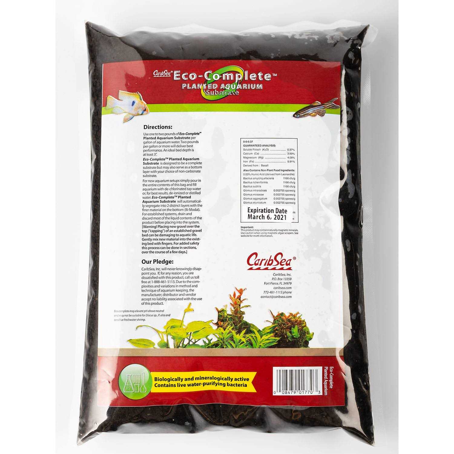 CaribSea Eco Complete Planted Aquarium Substrate - Healthber