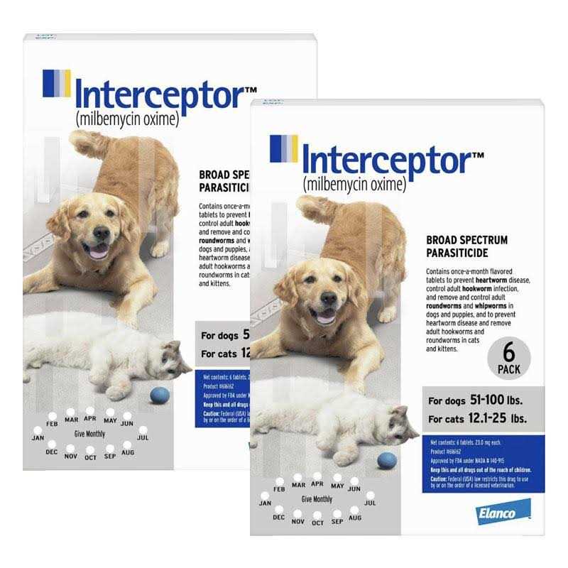 Interceptor Dogs 12 Month Supply - Healthber