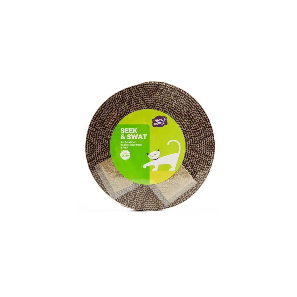 Leaps & Bounds Cardboard Scratch Pad Replacement Cat Toy - Healthber