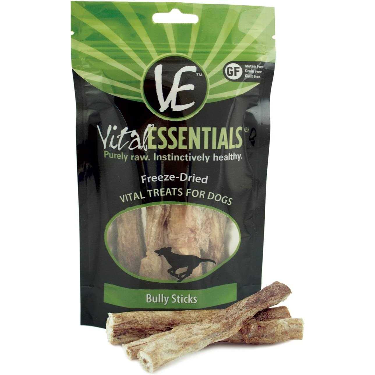 Vital Essentials Bully Sticks Freeze-Dried Dog Treats - Healthber