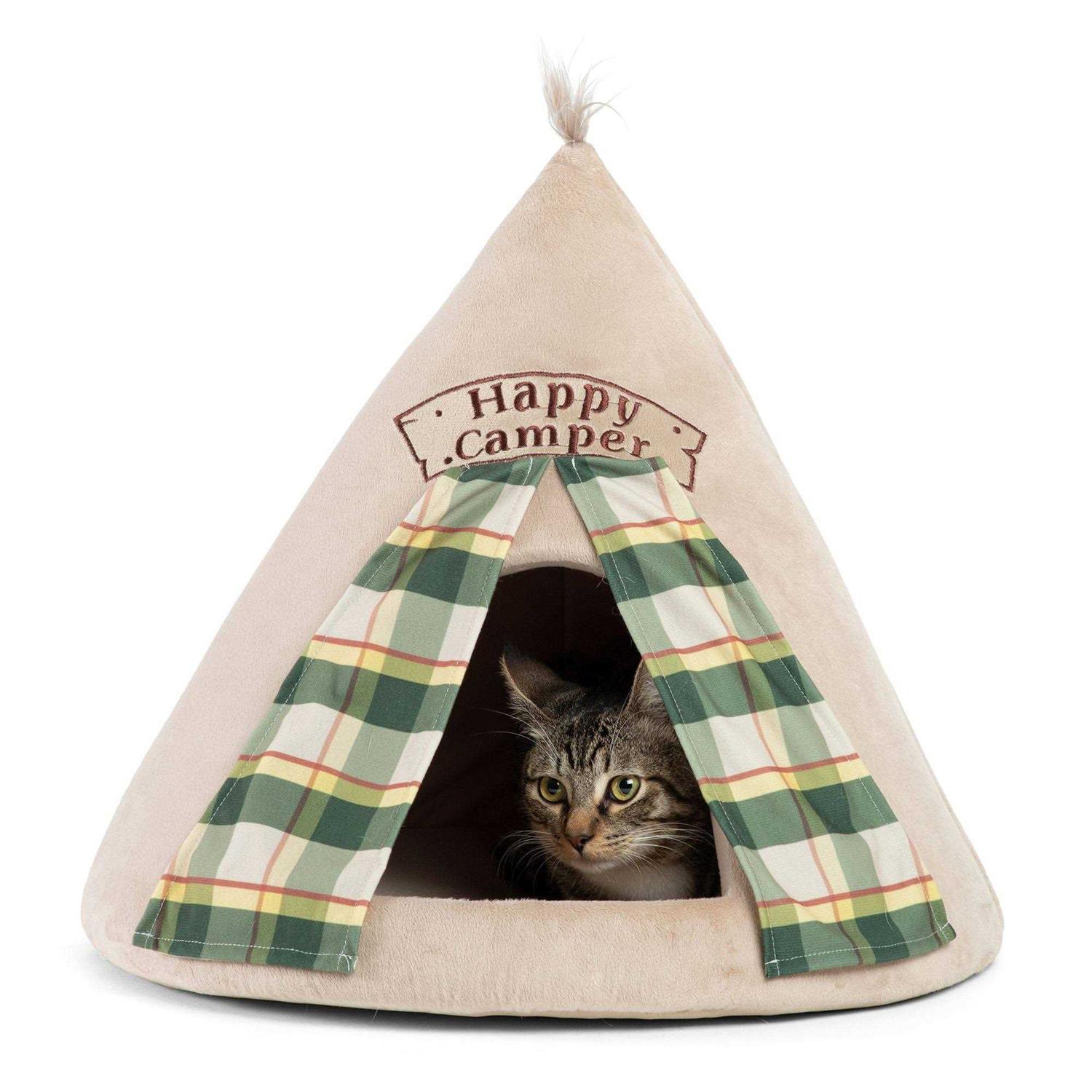 Best Friends by Sheri Novelty Meow Hut Happy Camper - Healthber