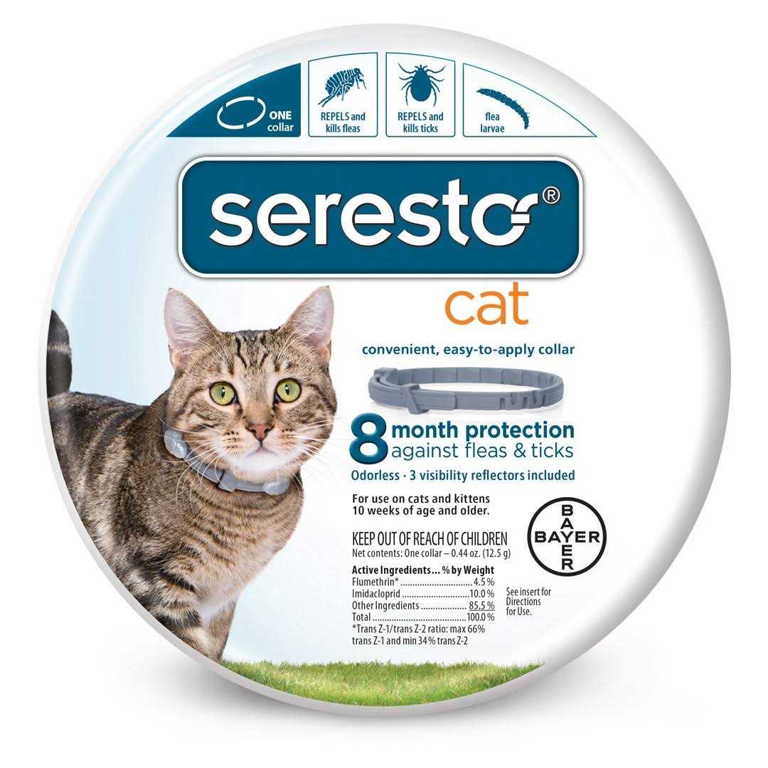 Bayer Seresto 8 Month Flea & Tick Prevention Collar for Cats - Healthber