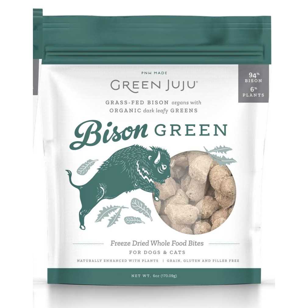 Green Juju Bison Green Freeze Dried - Healthber