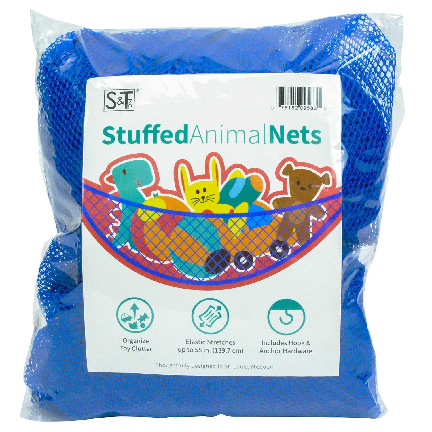 S&t Inc. Stuffed Animal Net or Hammock Mesh Hanging Stuffed Animal St - Healthber