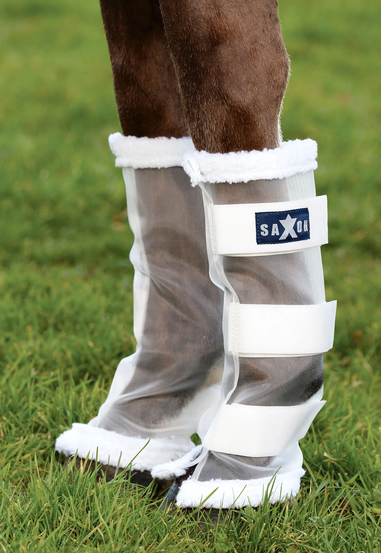 Saxon Leg Wraps Horse Fly Boots, Set of 4 - Healthber