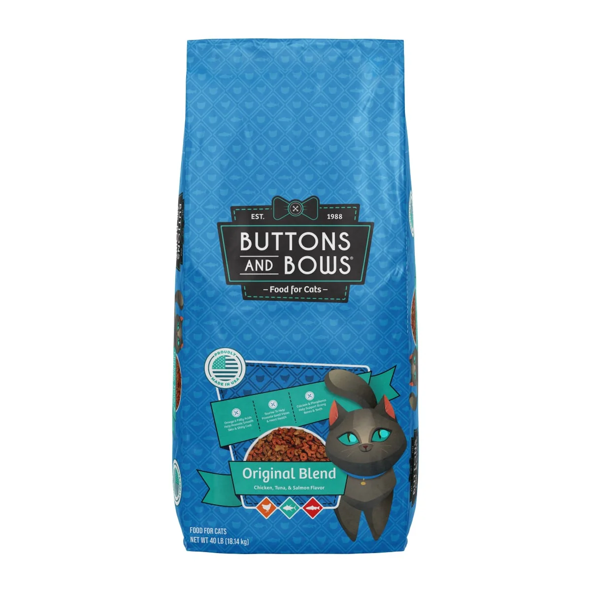 Buttons & Bows Original Blend Cat Food - Healthber