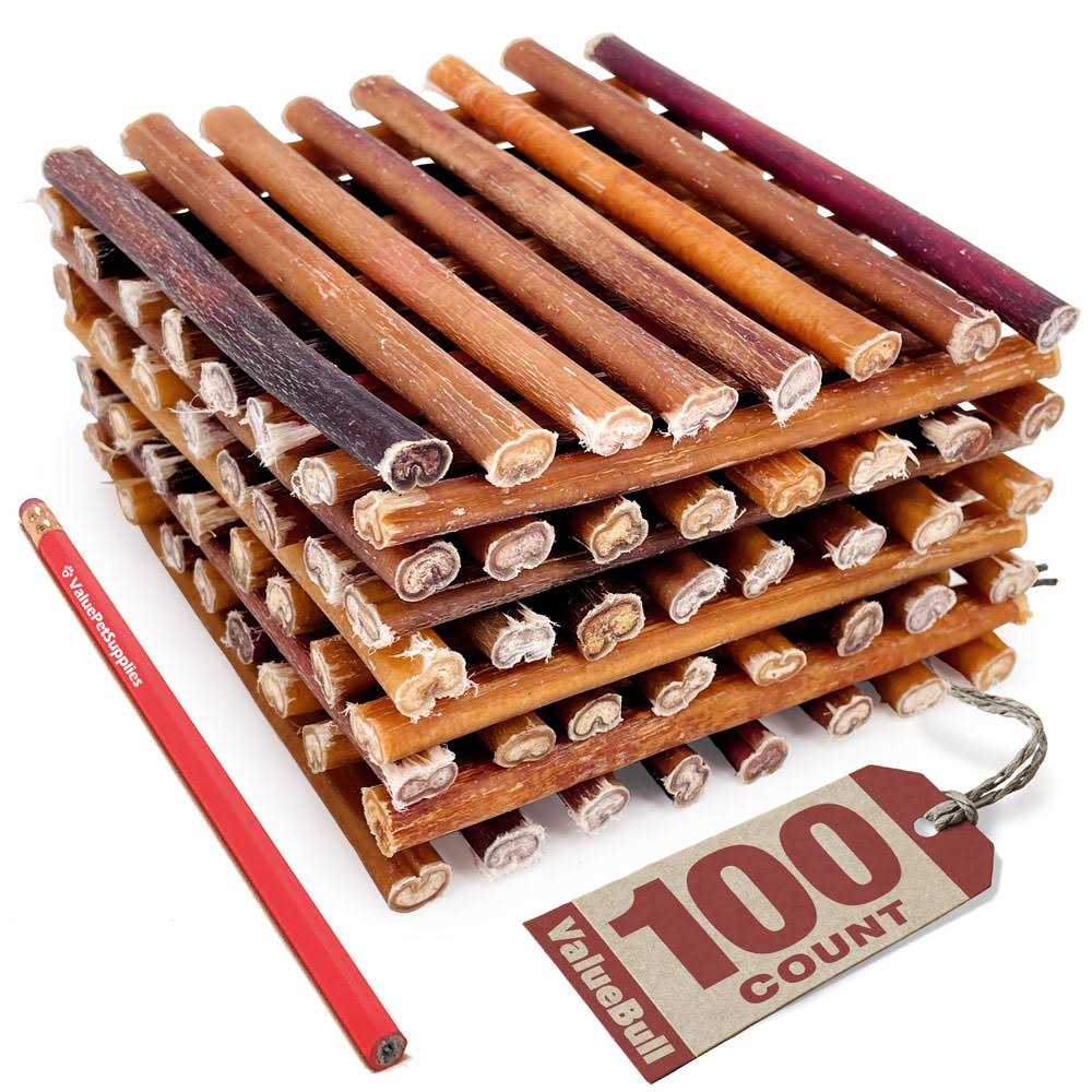 ValueBull Bully Sticks for Dogs 6 inch - Healthber