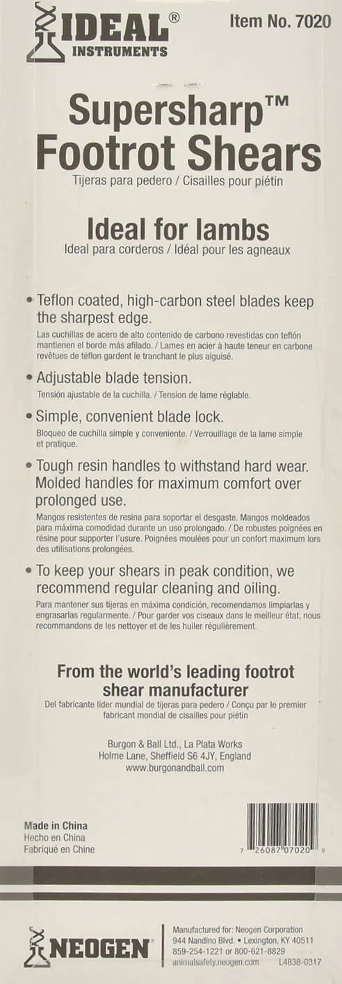 SuperSharp Foot Rot Shears - Healthber