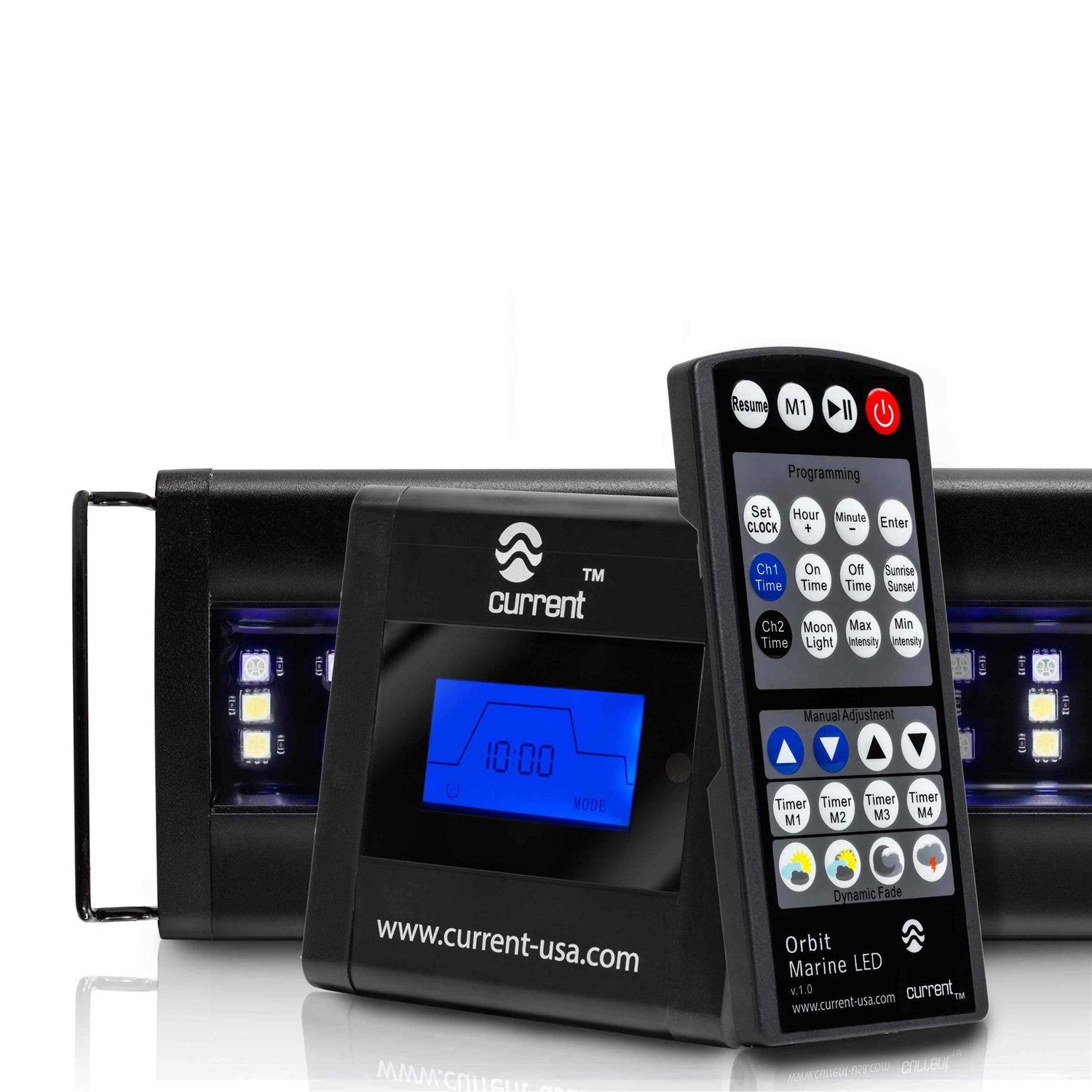 Current USA Orbit Marine Aquarium LED Light - Healthber
