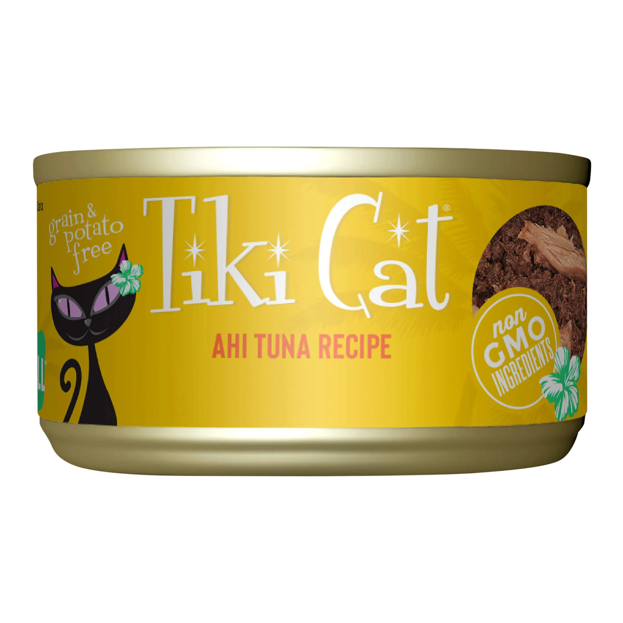 Tiki Cat Grill Wet Cat Food, Ahi Tuna, 2.8 oz Cans, 12 ct - Healthber