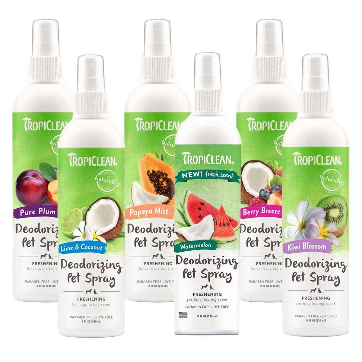 Tropiclean Berry Breeze Deodorizing Pet Spray - Healthber