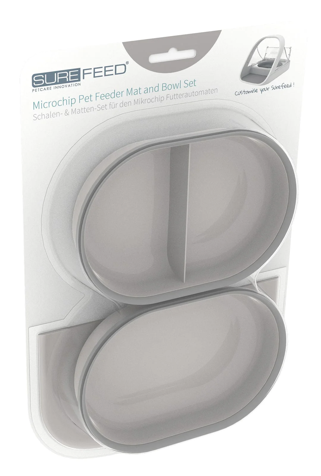 SureFeed Microchip Feeder Mat and Bowl Set - Healthber