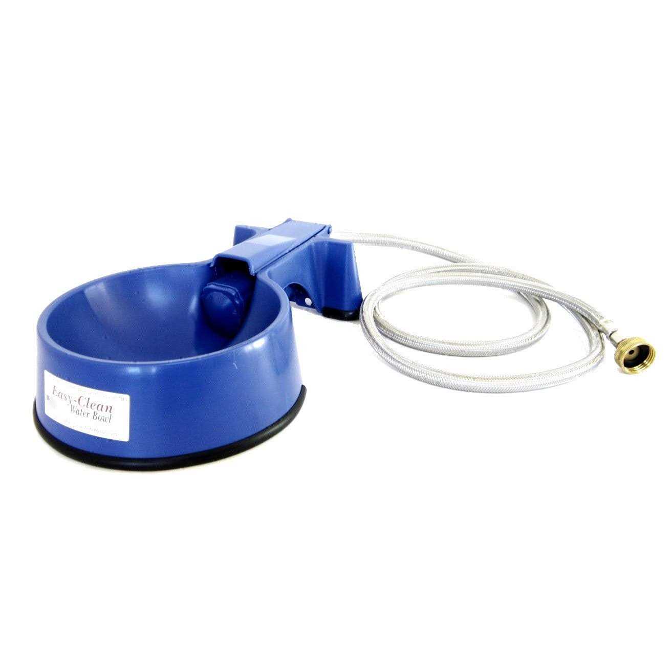 Easy-Clean Water Bowl The Easy-Clean Auto-Fill Water Bowl For Dog with Long Stainless Steel Hose - Healthber