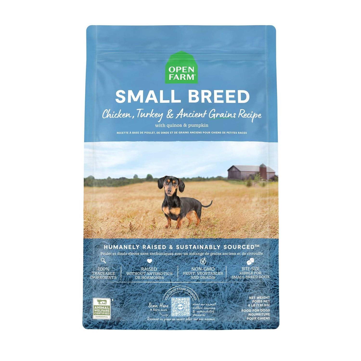 Open Farm Small Breed Ancient Grains Dry Dog Food - Healthber