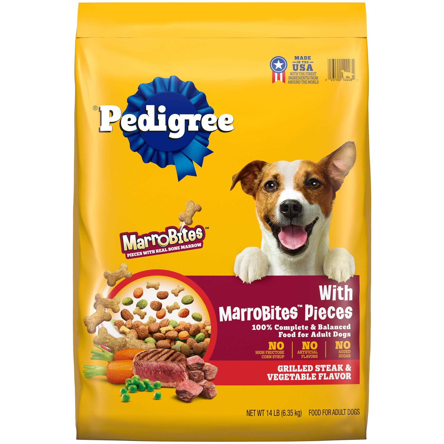 Pedigree Marrobites Steak & Vegetable Adult Dry Dog Food - Healthber