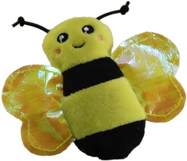 Catnip Crinkles Bumble Bee, 4.5
