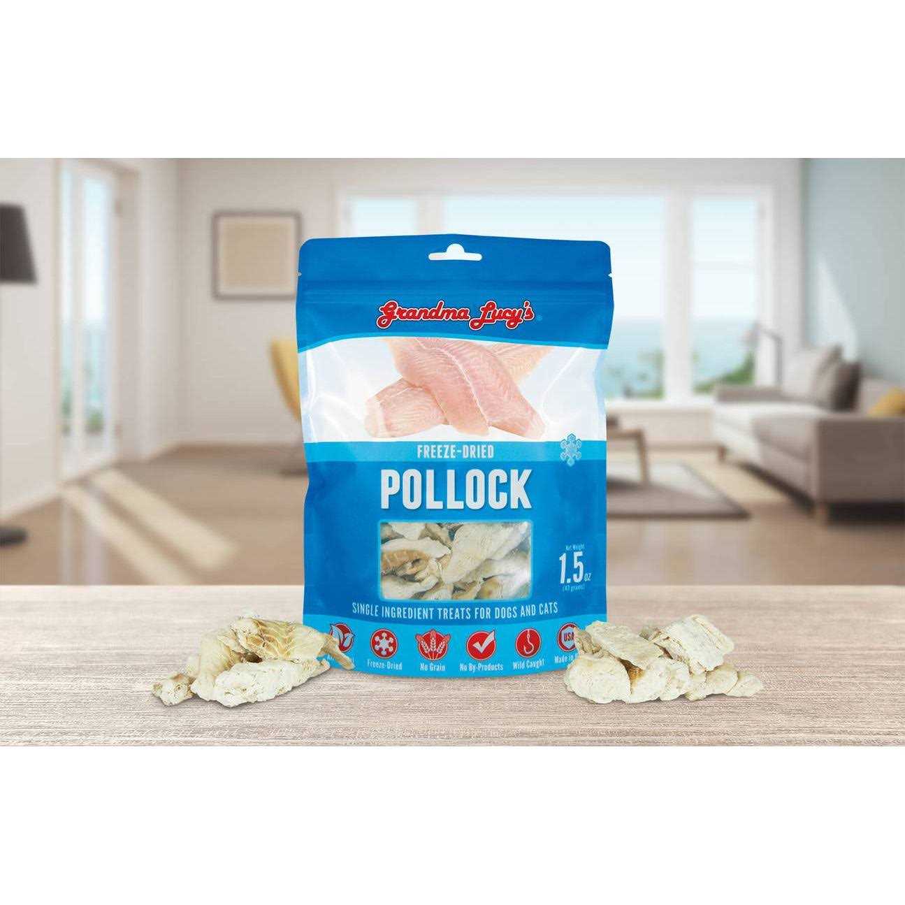 Grandma Lucy’s Pollock Freeze-Dried Dog Treats - Healthber