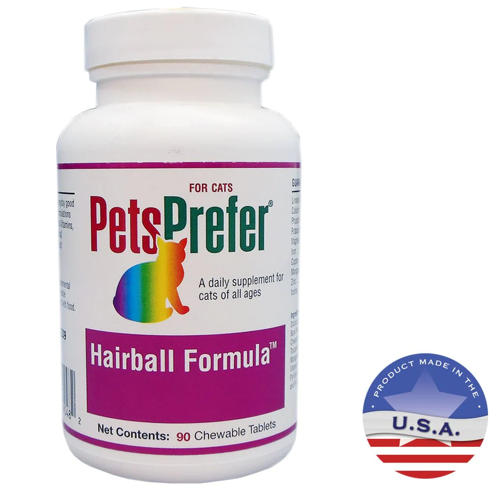 PetsPrefer HairBall Formula, 90 ct - Healthber