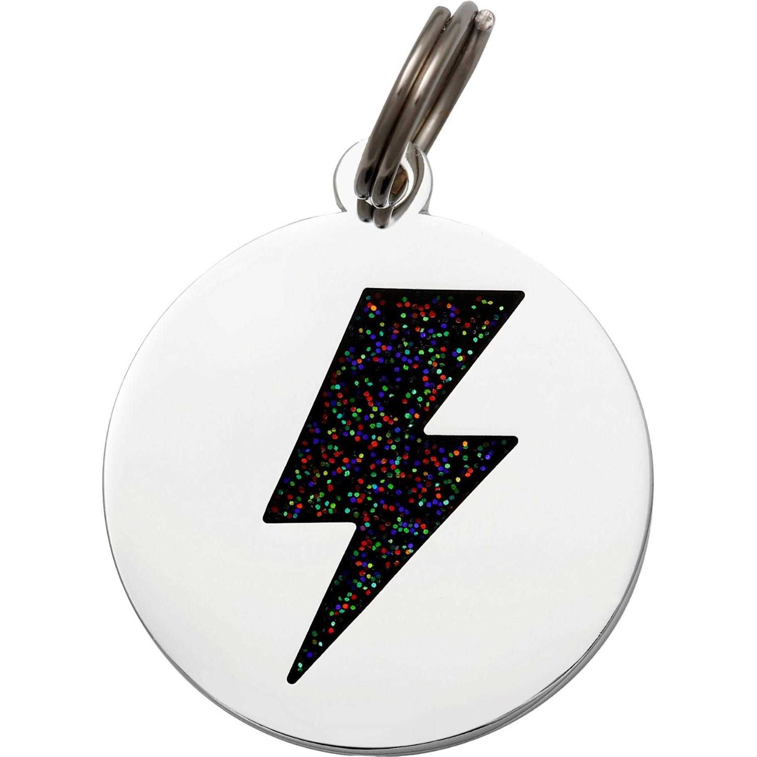 Two Tails Pet Company Lightning Bolt Pet ID Tag - Healthber