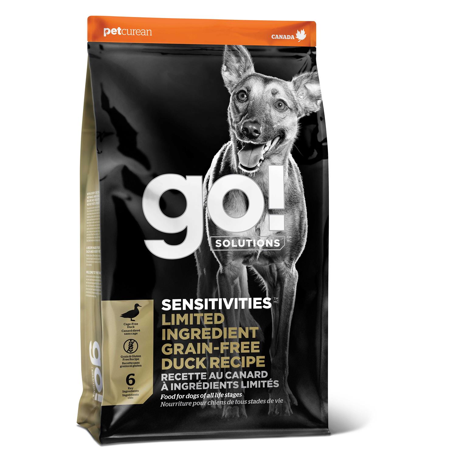 Go! Solutions Sensitivities Limited Ingredient Duck Grain-Free Dry Dog Food - Healthber